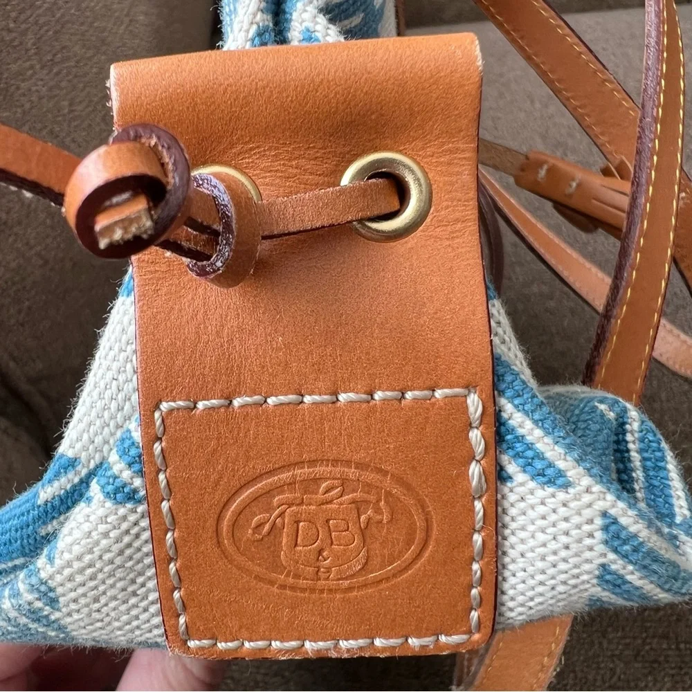 Dooney & Bourke vintage purse. Blue & white gingham - Picture 11 of 11